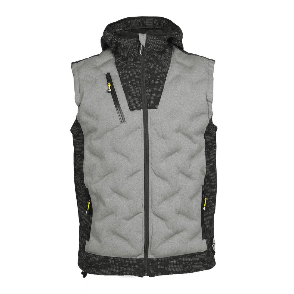 DOUDOUNE BARRES GRIS - XL